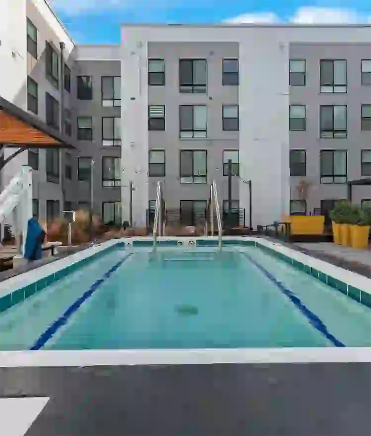 Courtyard with Hot Tub and Tanning Deck